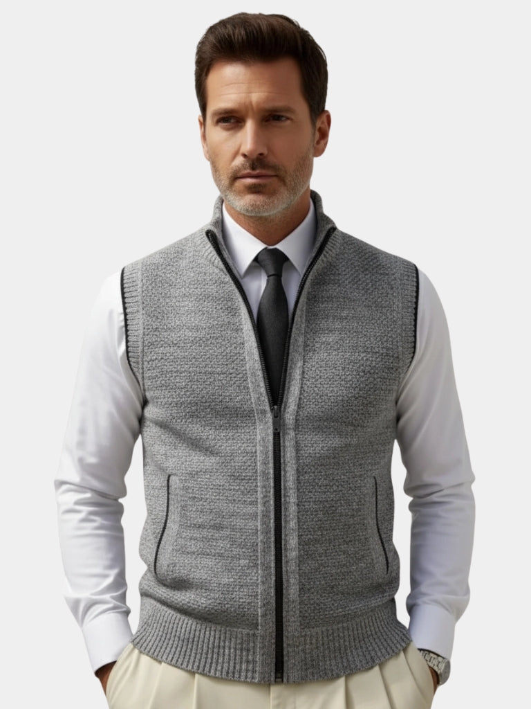 Viretti | Gilet Elegante con Zip Intera